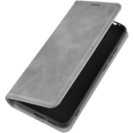 Mobigear Retro Slim Housse POCO F2 Pro Etui Porte-Monnaie - Gris