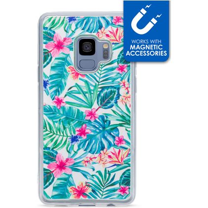 My Style Magneta Coque Samsung Galaxy S9 Coque arrière en TPU Souple - Jungle