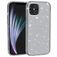 Mobigear Glitter Coque iPhone 12 Coque arrière Rigide - Gris