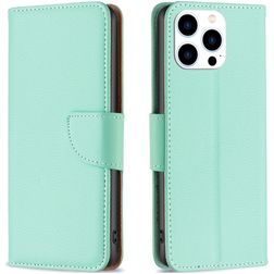 Mobigear Excellent Housse iPhone 16 Pro Max Etui Porte-Monnaie - Vert