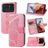 Mobigear Butterfly Xiaomi Mi 11 Ultra Étui Portefeuille - Rose