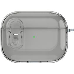 Mobigear Crystal Clip Coque Apple AirPods Pro 1 Coque Rigide - Noir