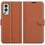 Mobigear Classic Housse OnePlus Nord 2 Etui Porte-Monnaie - Marron
