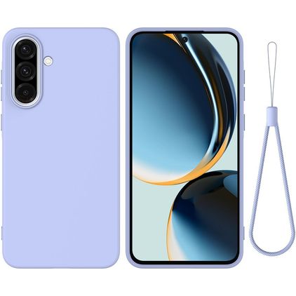 Mobigear Rubber Touch Coque Samsung Galaxy A37 Coque arrière en Silicone - Violet