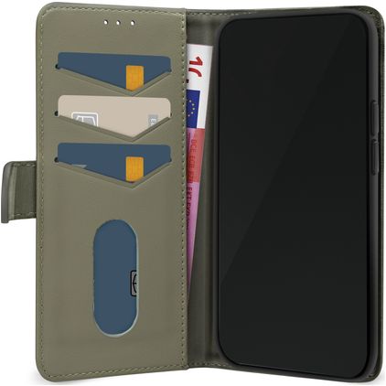 Mobilize Premium Gelly Wallet Housse iPhone 12 Pro Etui Porte-Monnaie - Vert
