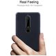 Mobigear Ultra Thin Coque Transparente Nokia 6.1 Coque arrière en TPU Souple Extra-fin - Transparent
