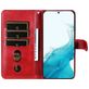 Mobigear Zipper Housse Samsung Galaxy S23 Etui Porte-Monnaie - Rouge