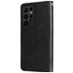 Mobigear Zipper Housse Samsung Galaxy S23 Ultra Etui Porte-Monnaie - Noir