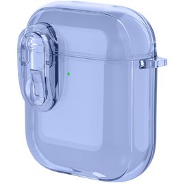 Mobigear Crystal Clip Coque Apple AirPods 2 Coque Rigide - Bleu
