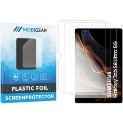 Mobigear Samsung Galaxy Tab S8 Ultra Protection d'écran Film - Compatible coque (Lot de 3)