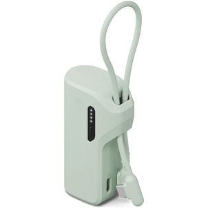 Cygnett Thumboost 5K - Batterie externe Double USB-C 5.000 mAh 20W - Menthe