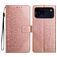 Mobigear Mandala iPhone 18 Pro Étui Portefeuille - Rose doré