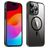 Valenta Trend Coque iPhone 15 Pro MagSafe Coque arrière Rigide - Transparent / Noir