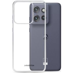 Mobilize Gelly Coque Transparente Motorola Edge 50 Coque arrière en TPU Souple - Transparent