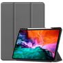 Mobigear Tri-Fold Gel Coque iPad Pro 12.9 Pouces (2021) Etui en TPU,Similicuir + Porte-crayon - Gris