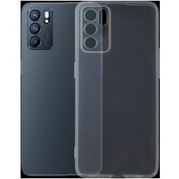 Mobigear Ultra Thin Transparent OPPO Reno 6 5G TPU souple Ultra-mince Coque arrière - Transparent