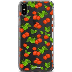 Mobigear Design Coque iPhone XS Max Coque arrière en TPU Souple - Rose Hips