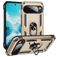 Mobigear Armor Ring Google Pixel 10 Pro XL Plastique rigide Coque arrière Antichoc avec bague de maintien - Or