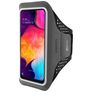 Mobiparts Comfort Fit Brassard Téléphone Samsung Galaxy A50 Brassard Coque de Sport en Neoprène - Noir