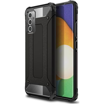 Mobigear Outdoor Coque Samsung Galaxy A82 5G Coque arrière Rigide Anti-Chocs - Noir