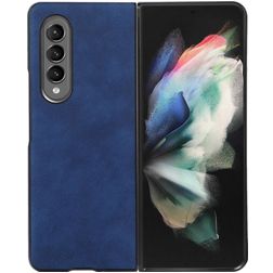 Mobigear Excellent Coque Samsung Galaxy Z Fold 4 Coque arrière Rigide - Bleu
