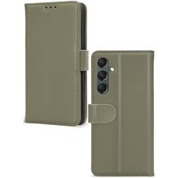 Mobilize Premium Gelly Wallet Housse Samsung Galaxy A24 Etui Porte-Monnaie - Vert