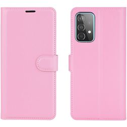 Mobigear Classic Samsung Galaxy A52 Étui Portefeuille - Rose
