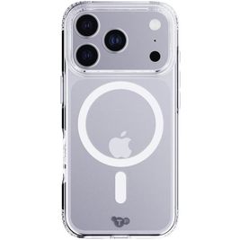 Tech21 EvoLite Coque Transparente iPhone 17 Pro MagSafe Coque arrière Rigide Anti-Chocs - Transparent
