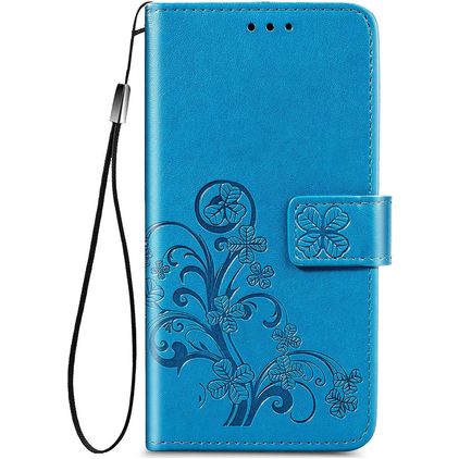 Mobigear Clover Housse Samsung Galaxy S20 FE Etui Porte-Monnaie - Bleu