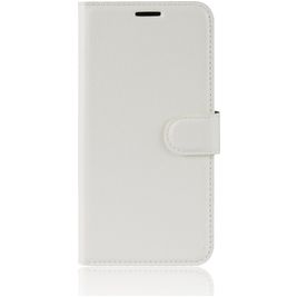 Mobigear Classic Housse Motorola Moto G8 Plus Etui Porte-Monnaie - Blanc