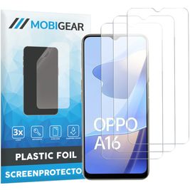 Mobigear OPPO A16 Protection d'écran Film - Compatible Coque (Lot de 3)