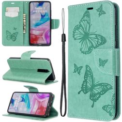 Mobigear Butterfly Housse Xiaomi Redmi 8 Etui Porte-Monnaie - Turquoise