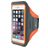 Mobiparts Comfort fit Brassard Téléphone iPhone 7 Brassard Coque de Sport en Neoprène - Neon Orange