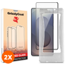 GrizzlyCoat Easy Align Samsung Galaxy S26 Ultra Verre trempé Protection d'écran - Compatible Coque + Cadre d'installation (Lot de 2)