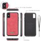 Caseme 007 Housse iPhone XS Etui avec Coque Détachable Porte-Monnaie - Rouge