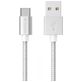 Mobigear Nylon - Câble USB-A vers USB-C 1 mètre - Blanc