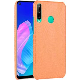 Mobigear Croco Coque Huawei P40 Lite E Coque arrière Rigide - Orange