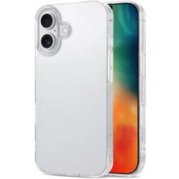 Mobigear Basics Coque Transparente iPhone 16 Plus Coque arrière en TPU Souple - Transparent