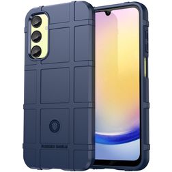 Mobigear Rugged Shield Coque Samsung Galaxy A55 Coque arrière en TPU Souple Anti-Chocs - Bleu