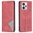 Mobigear Rhombus Slim Housse Motorola Moto G13 Etui - Rouge