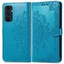 Mobigear Mandala Housse Samsung Galaxy A16 Etui Porte-Monnaie - Bleu