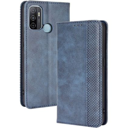 Mobigear Sensation Housse OPPO A53s Etui Porte-Monnaie - Bleu