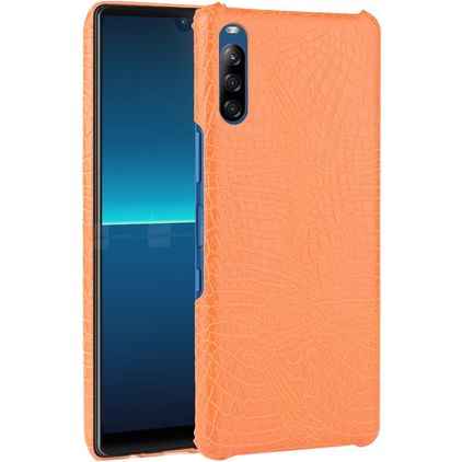 Mobigear Croco Coque Sony Xperia L4 Coque arrière Rigide - Orange