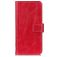 Mobigear Basic Xiaomi Redmi Note 10 5G Étui Portefeuille - Rouge