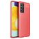 Mobigear Luxury Coque Samsung Galaxy A82 5G Coque arrière en TPU Souple - Rouge