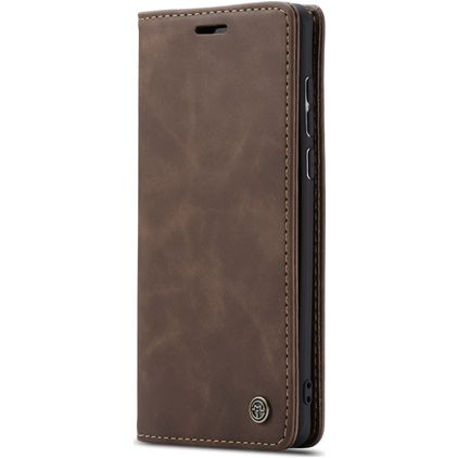 Caseme 013 Housse Samsung Galaxy A71 Etui Porte-Monnaie - Marron