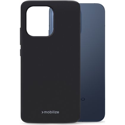 Mobilize Rubber Gelly Housse OPPO Reno 16 Etui Porte-Monnaie - Noir