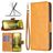 Mobigear Excellent Housse Motorola Moto E32 Etui Porte-Monnaie - Cognac