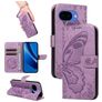 Mobigear Butterfly Housse Google Pixel 10a Etui Porte-Monnaie - Violet