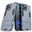Mobigear Armor Stand Coque iPhone 13 Pro Max Coque arrière Rigide Anti-Chocs avec Support Amovible - Bleu